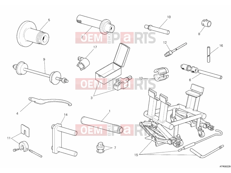 DUCATI 2014 Monster 796 ABS WORKSHOP SERVICE TOOLS, FRAME » FRAME