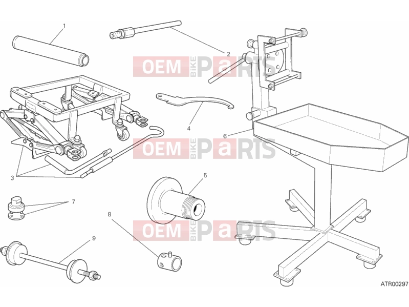 DUCATI 2014 HYPERSTRADA WORKSHOP SERVICE TOOLS (FRAME) » FRAME