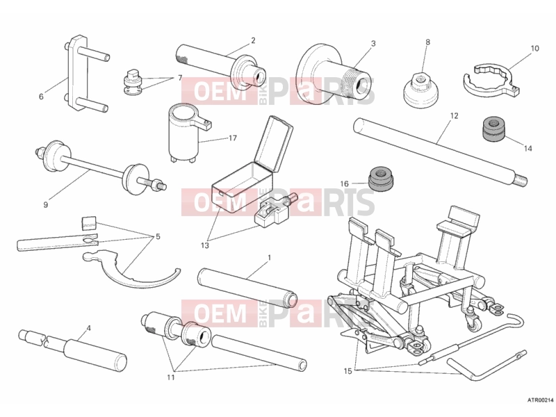DUCATI 2012 Multistrada 1200 S Touring WORKSHOP SERVICE TOOLS, FRAME » FRAME