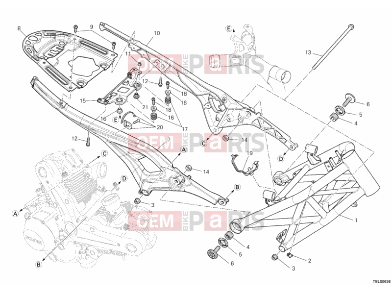 DUCATI 2012 Monster 659 FRAME » FRAME