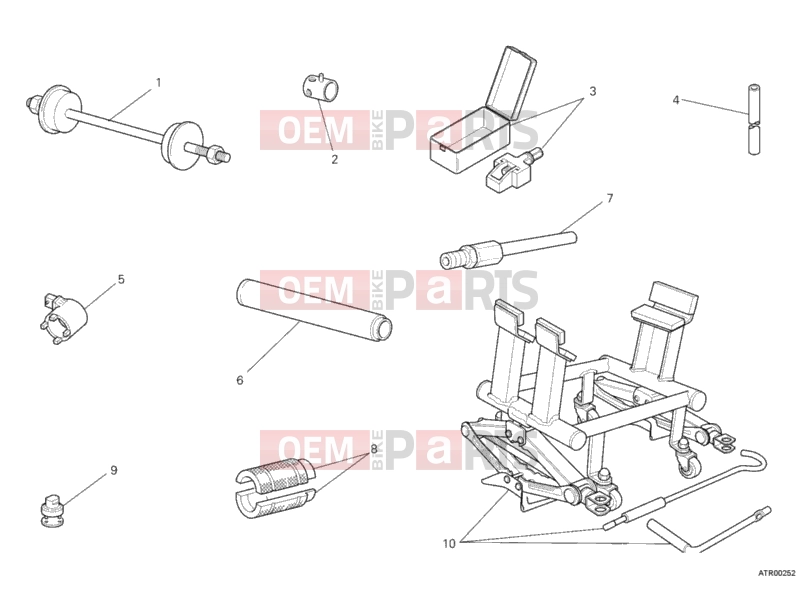 DUCATI 2011 Monster 696 ABS WORKSHOP SERVICE TOOLS, FRAME » FRAME