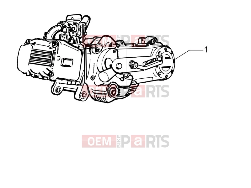 Engine » Engine, assembly - Piaggio Fly 50 2T 2010