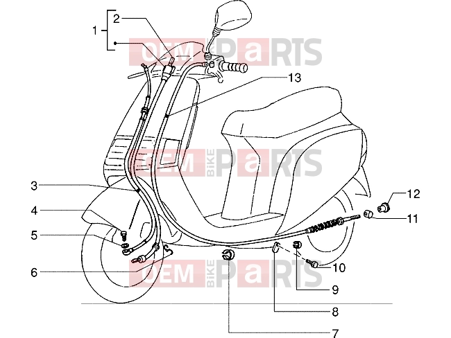 Electrical system » Electrical devices - Piaggio Skipper 150