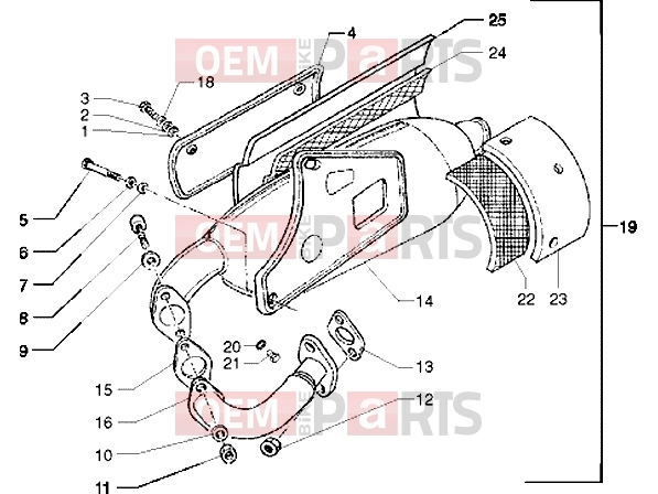 PIAGGIO Engine » Silencer
