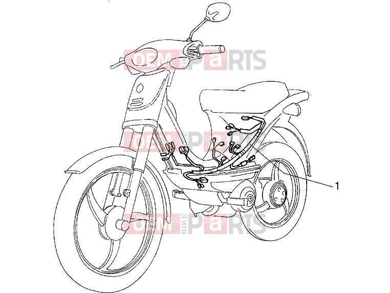 Electrical system » Cable harness - Piaggio Velofax