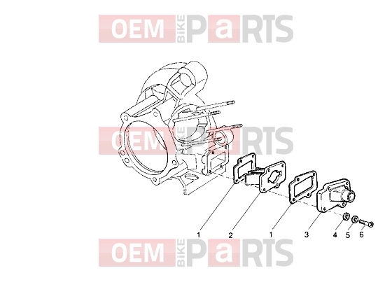 Engine » Induction pipe - Piaggio Velofax