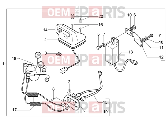 PIAGGIO Electrical system » Handsfree kit