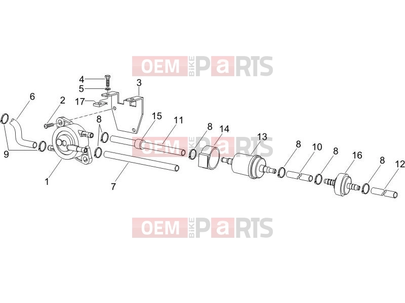 PIAGGIO X9 250 Evolution Frame - Plastic parts - Coachwork » Supply system