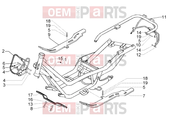 Chassis » Chasis - Piaggio X9 500 Evolution (USA)