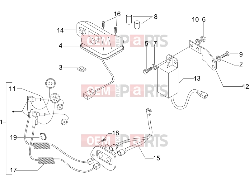 elektromos rendszer » handsfree kit - Piaggio X9 500 Evolution 2006