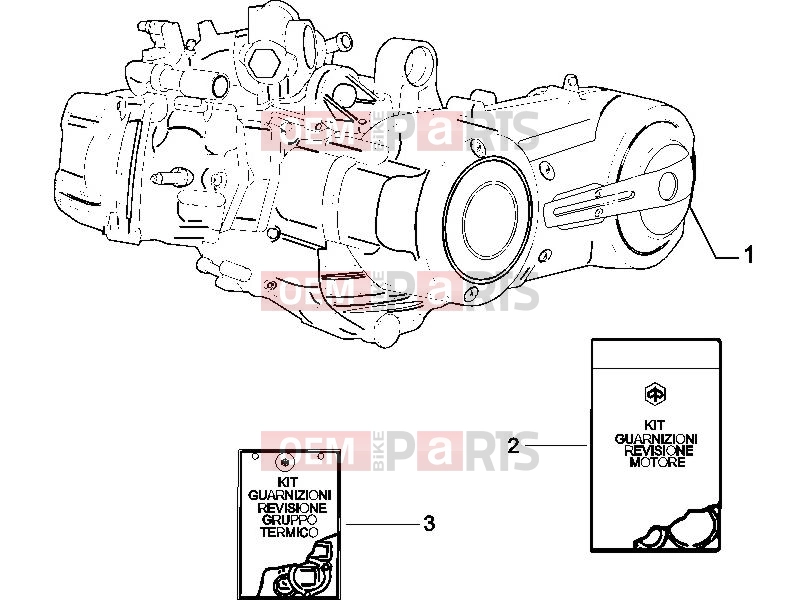 PIAGGIO X9 500 Evolution Engine » Engine, assembly