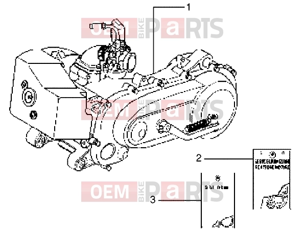 Engine » Engine - Piaggio Zip 50 MY95