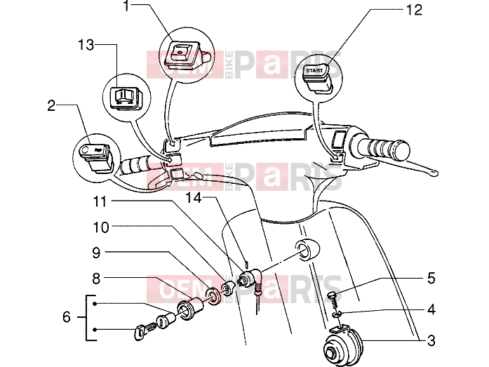 PIAGGIO Electrical system » Electrical devices