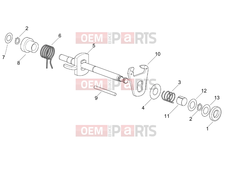 APRILIA MX 50 ENGINE » Selector