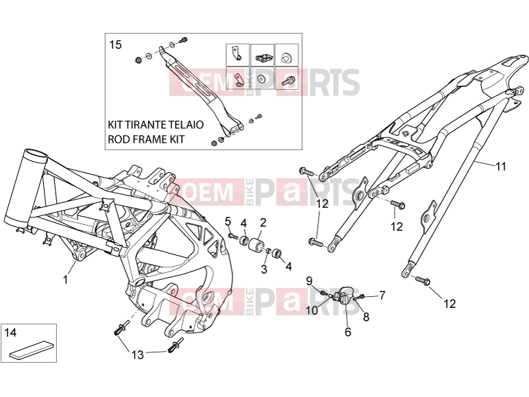 APRILIA MXV 450 Cross FRAME » Frame