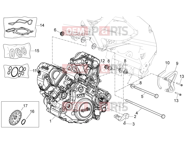 APRILIA MXV 450 Cross ENGINE » Engine