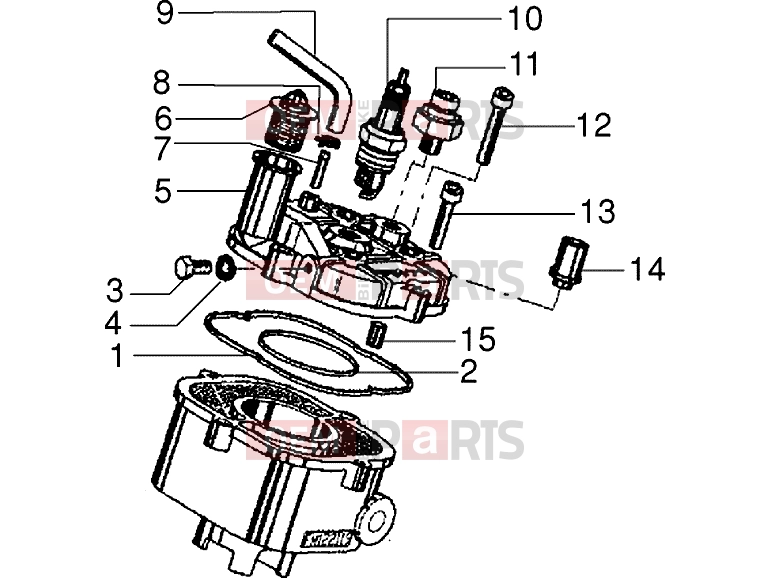 gilera Eaglet Engine » Selector drum