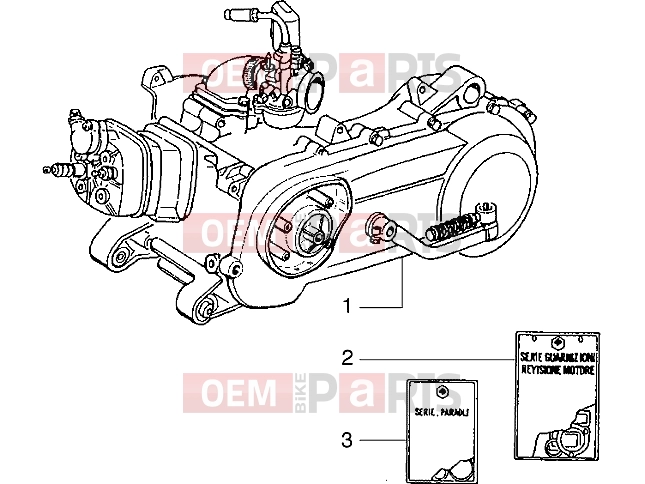 gilera Runner 50 2T Engine » Engine