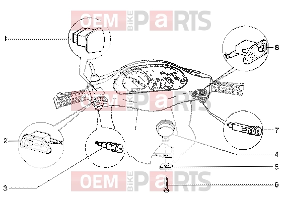 Electrical system » Electrical devices - Gilera Runner 50 SP