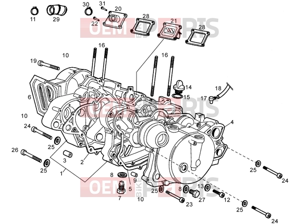 Engine » Carters - Gilera SMT