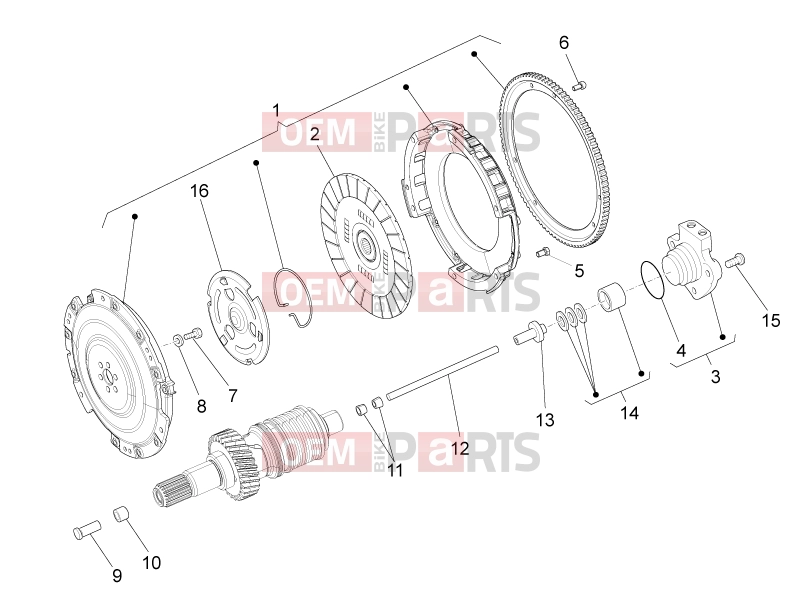 MOTOGUZZI Eldorado 1400 ABS Engine » Clutch