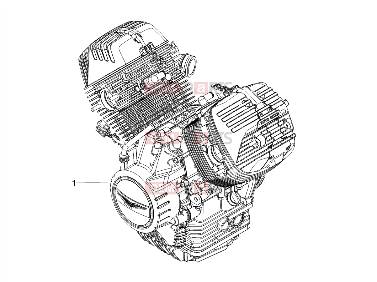 Engine » Engine-Completing part-Lever - Motoguzzi V 85 TT e4 ABS 2019 (EMEA)