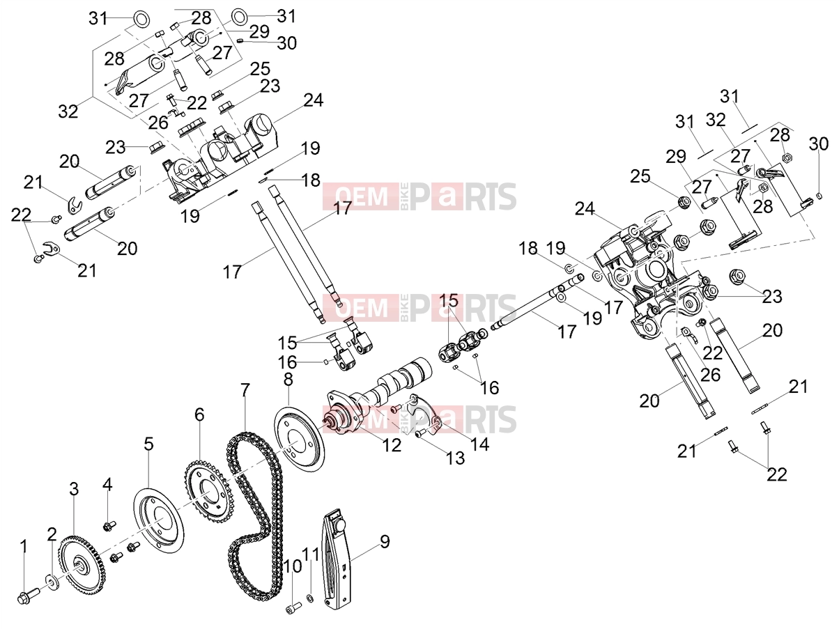 Engine » Timing system - Motoguzzi V 85 TT e4 ABS 2019 (EMEA)
