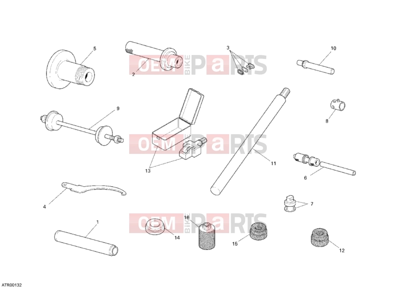 DUCATI 2007 Multistrada 1100 S WORKSHOP SERVICE TOOLS, FRAME » FRAME