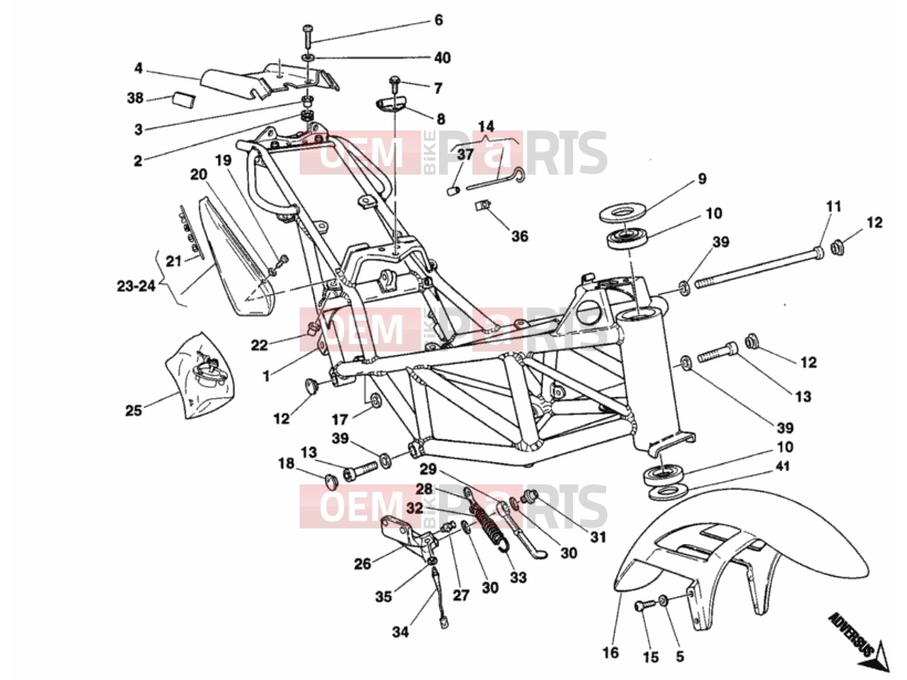DUCATI 2007 Monster 400 FRAME » FRAME