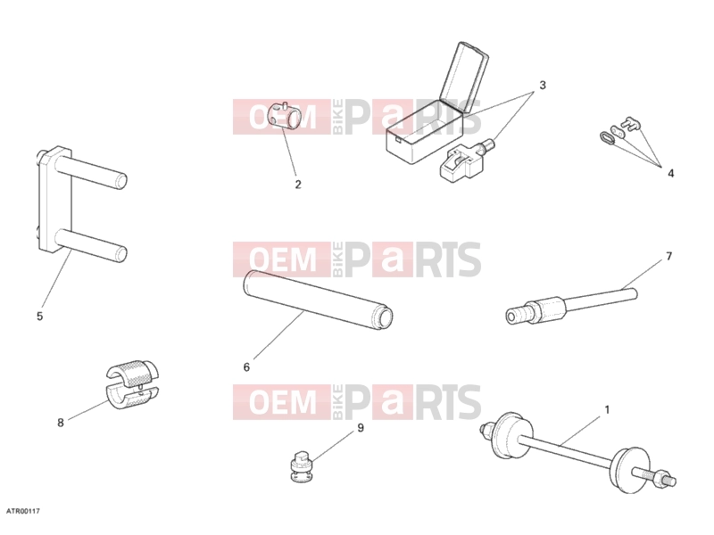 DUCATI 2007 Monster 695 WORKSHOP SERVICE TOOLS, FRAME » FRAME