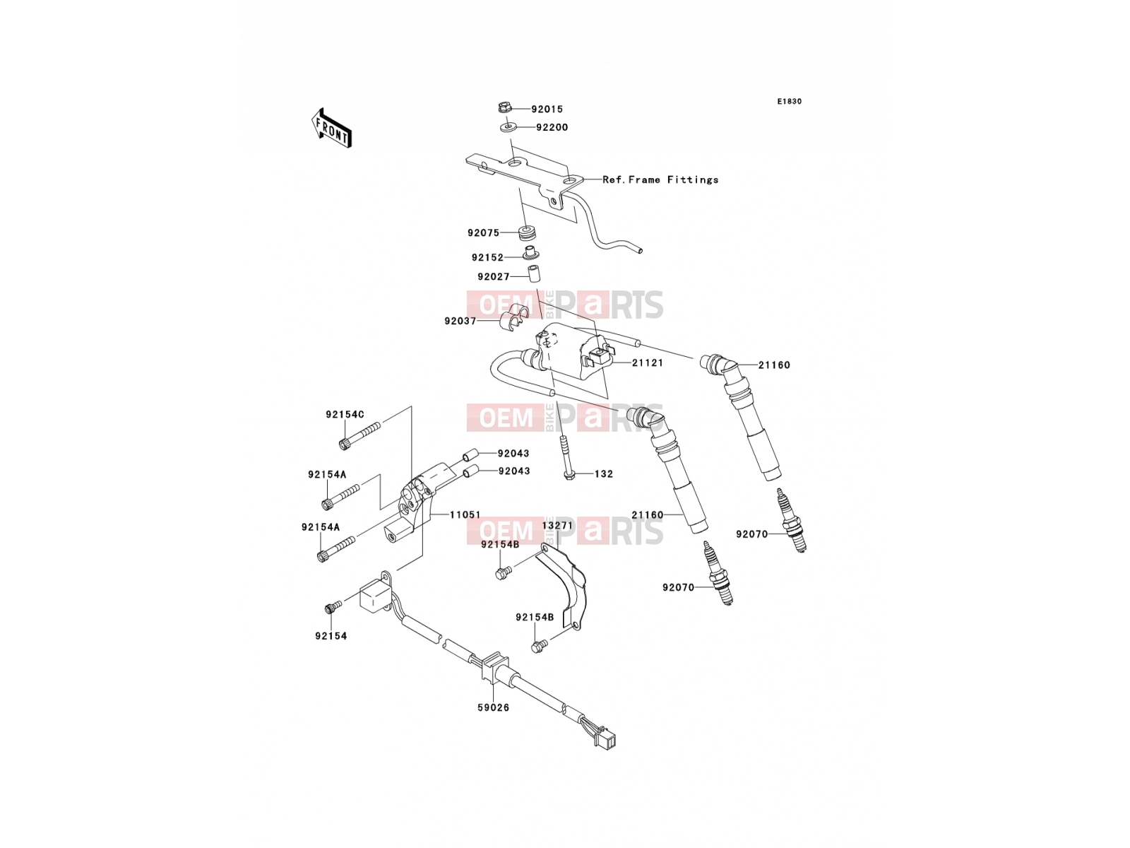 Ignition System - Kawasaki W800 (EJ800ABF) 2011