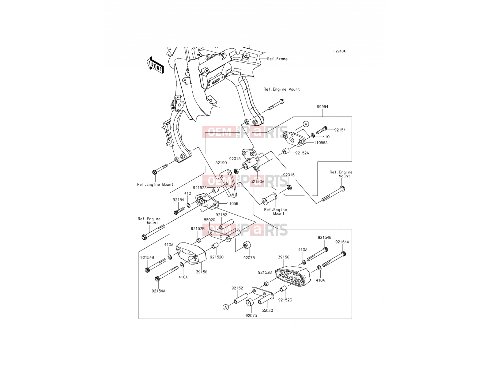 Accessory(Engine Guard) - Kawasaki ER-6f ABS (EX650FCF) 2012