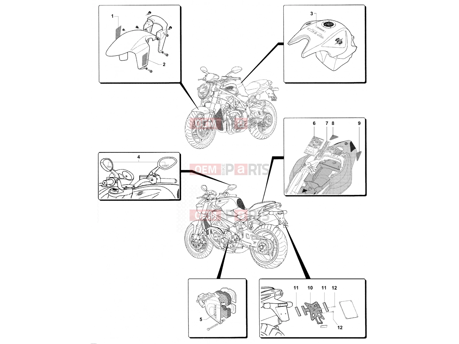 MV Agusta Brutale 910 S Foreign Countries Versions