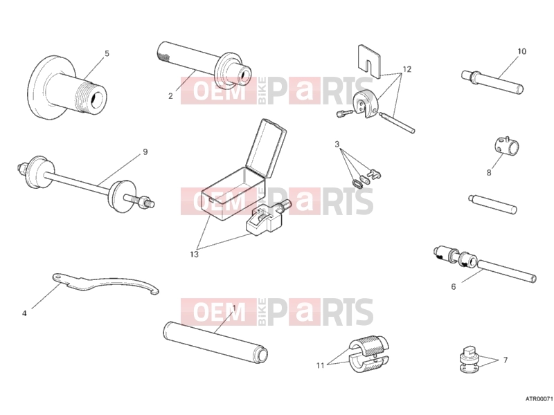 DUCATI 2006 Multistrada 1000 S WORKSHOP SERVICE TOOLS, FRAME » FRAME