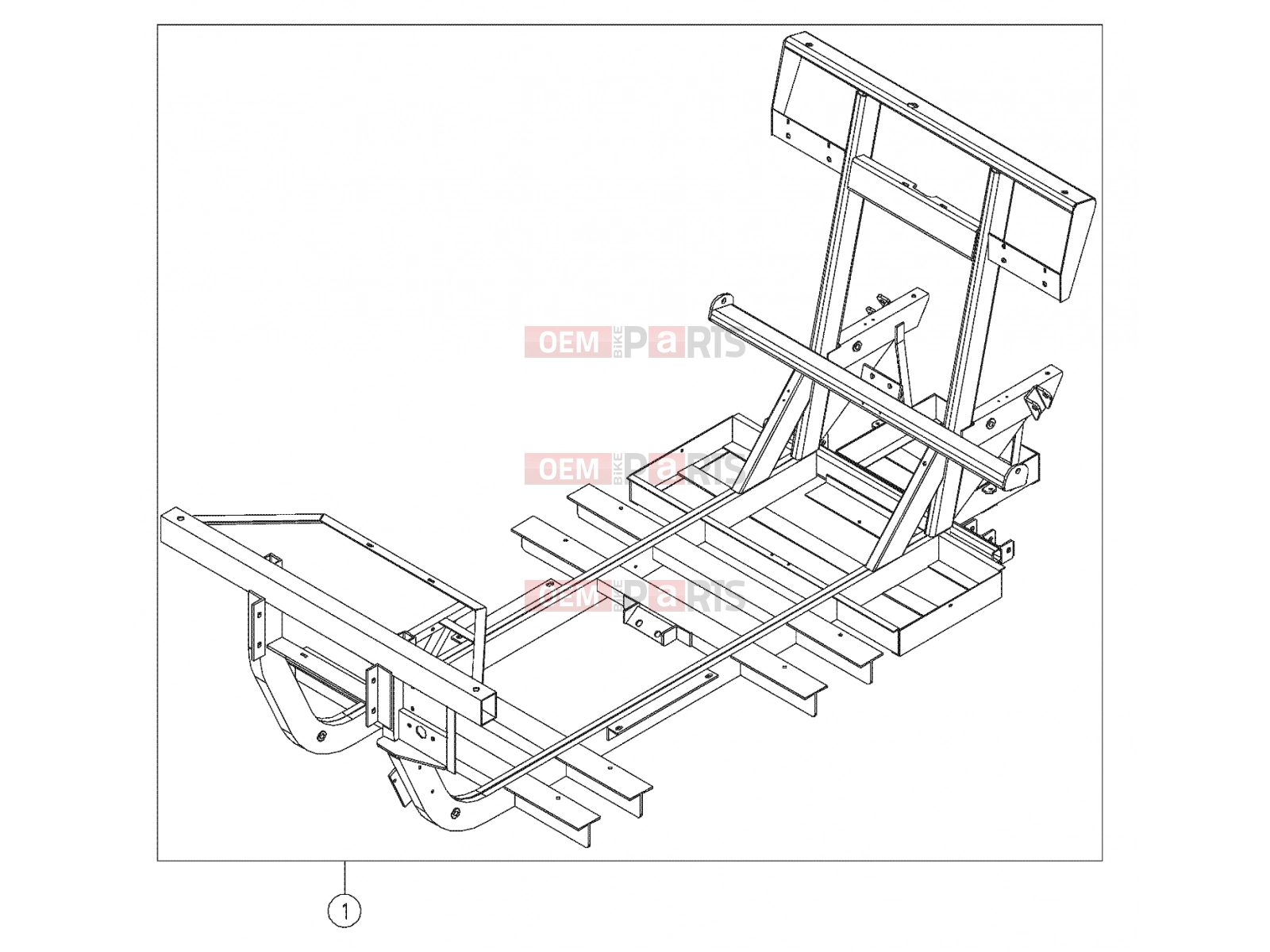 Polaris 2011 LEV GEM - e2/e4/e6/eS/eL/eLXD FRAME - e4 (49GEMFRAME11E4) | FRAME - e4 (49GEMFRAME11E4)