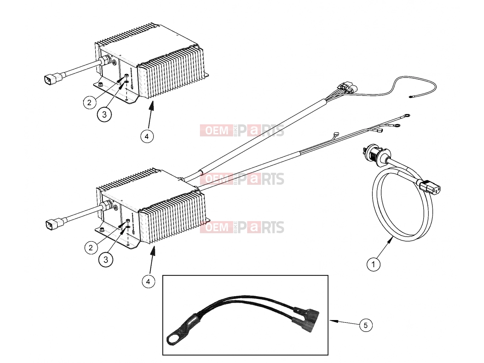 Polaris 2009 LEV GEM - E2/E4/E6/ES/EL/ELXD ELECTRICAL | ELECTRICAL, CHARGER - e2/e4/e6/eS/eL/eLXD (49GEMELECTRICAL11CHARGER)