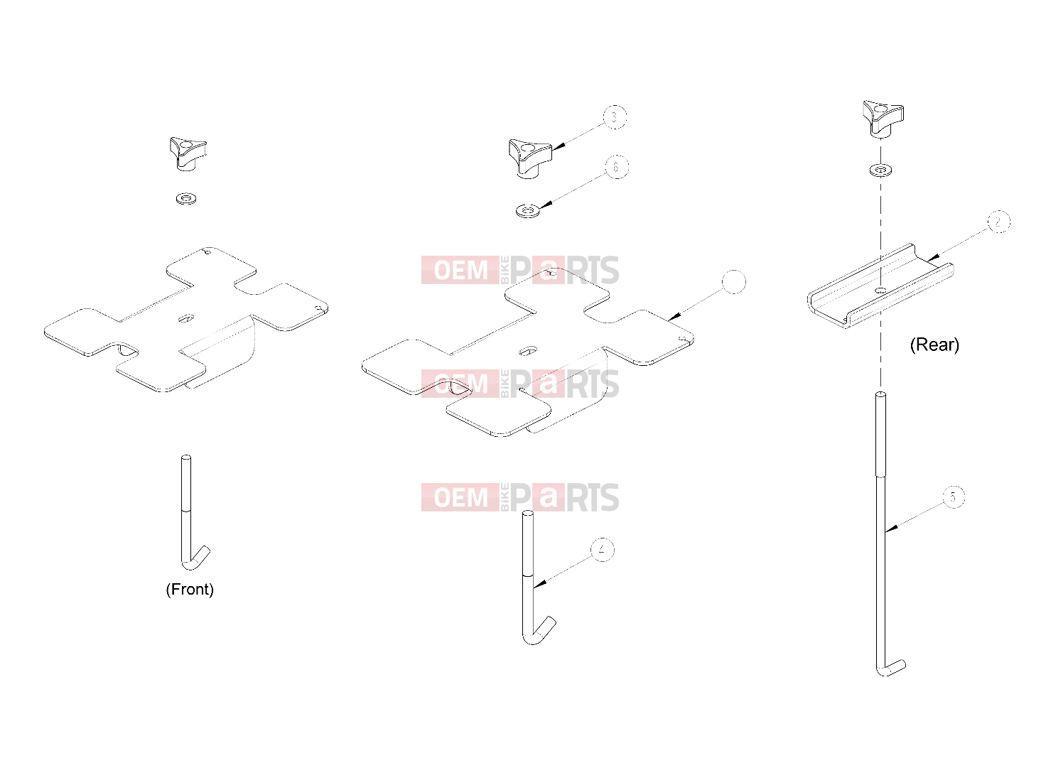 Polaris 2008 LEV GEM - E2/E4/E6/ES/EL/ELXD ELECTRICAL | ELECTRICAL, BATTERY HOLD DOWN - e2/e4/eS (49GEMELECTRICAL11BATTERYHOLD)
