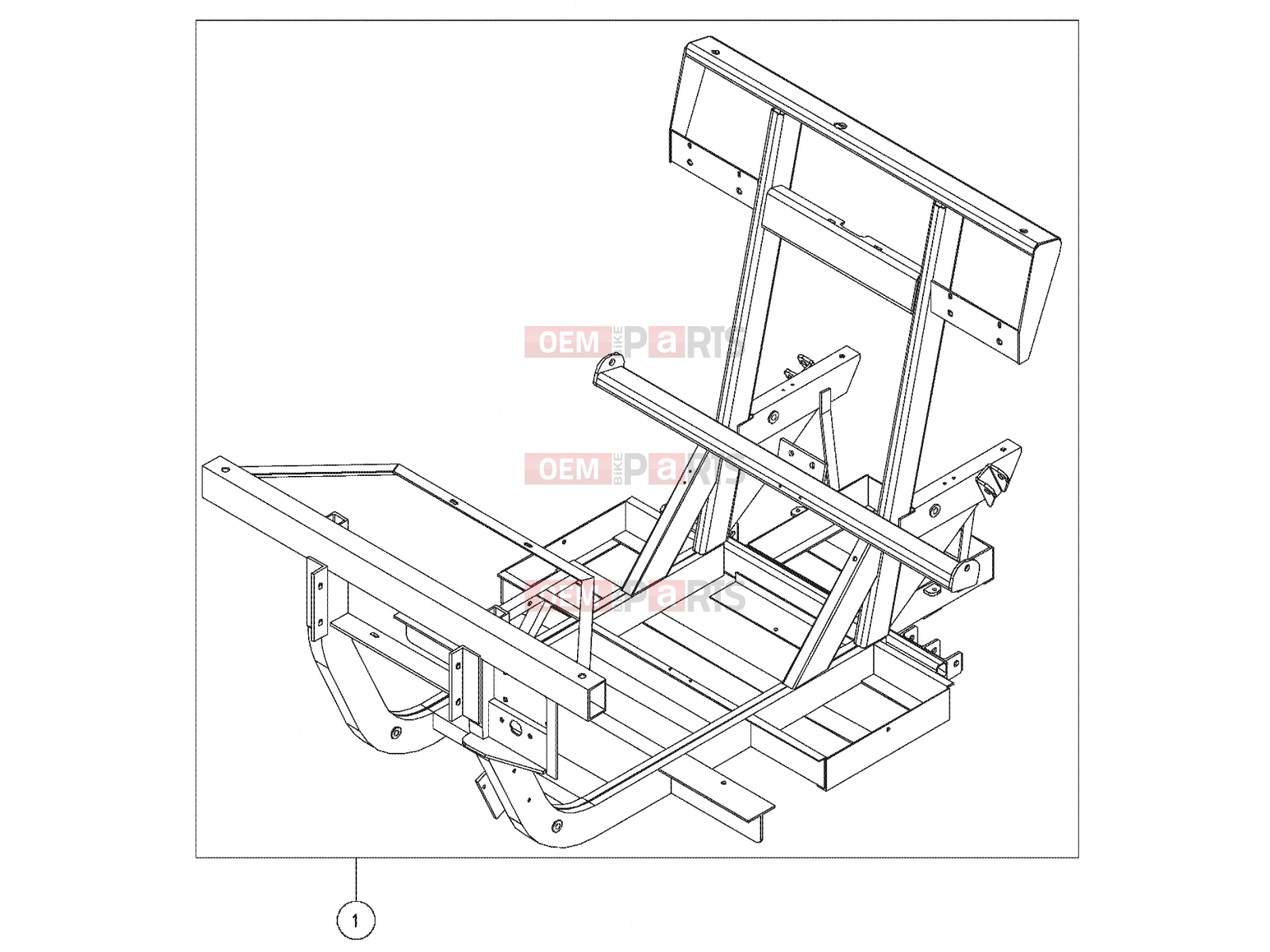 Polaris 2008 LEV GEM - E2/E4/E6/ES/EL/ELXD FRAME - e2/eS (49GEMFRAME11E2ES) | FRAME - e2/eS (49GEMFRAME11E2ES)
