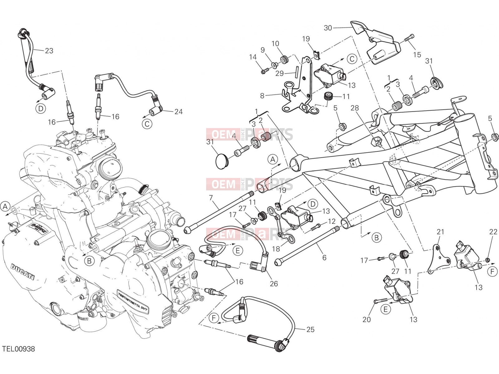 DUCATI 2016 Multistrada 1200 FRAME [MOD:MS1200]