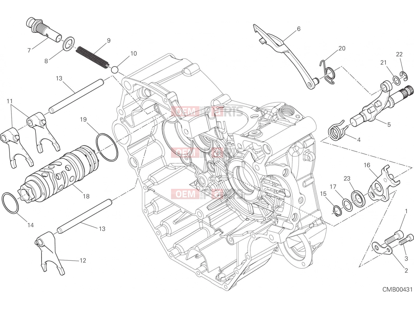 DUCATI 2017 Monster 821 SHIFT CAM - FORK [MOD:M 821]