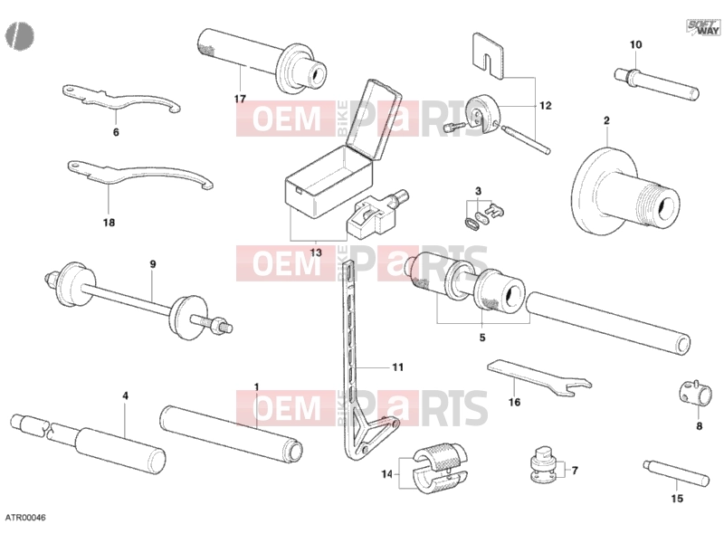 DUCATI 2004 Superbike 998 Matrix WORKSHOP SERVICE TOOLS, FRAME » FRAME