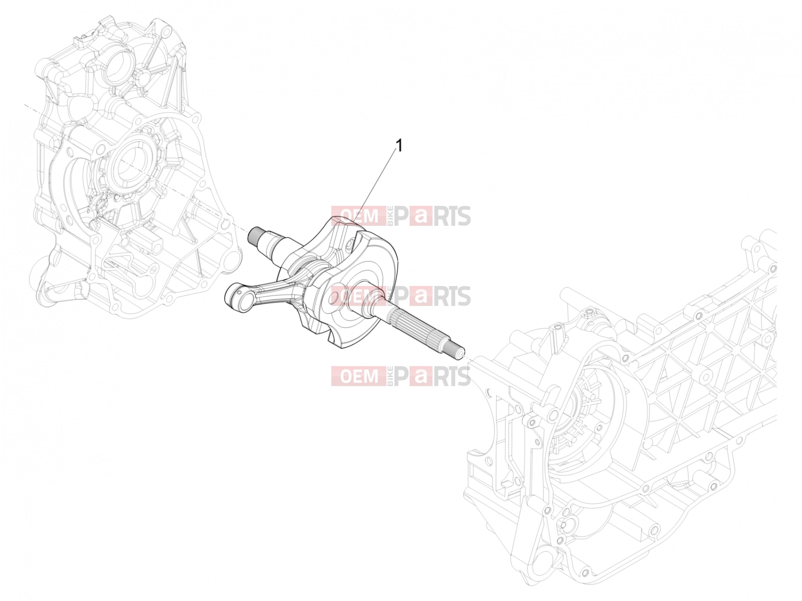 PIAGGIO MP3 400 Engine » Crankshaft