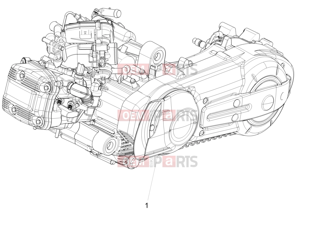 PIAGGIO MP3 400 Engine » Engine, assembly
