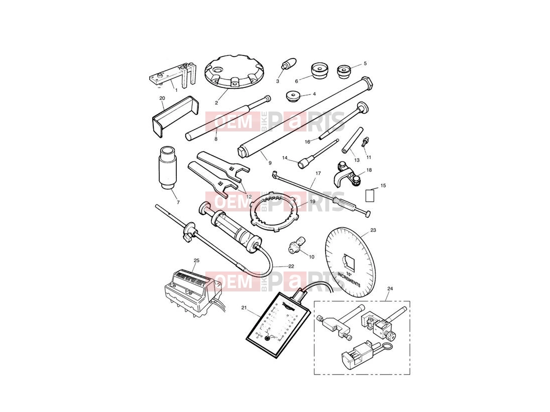 Triumph 1993 TRIDENT Service Tools