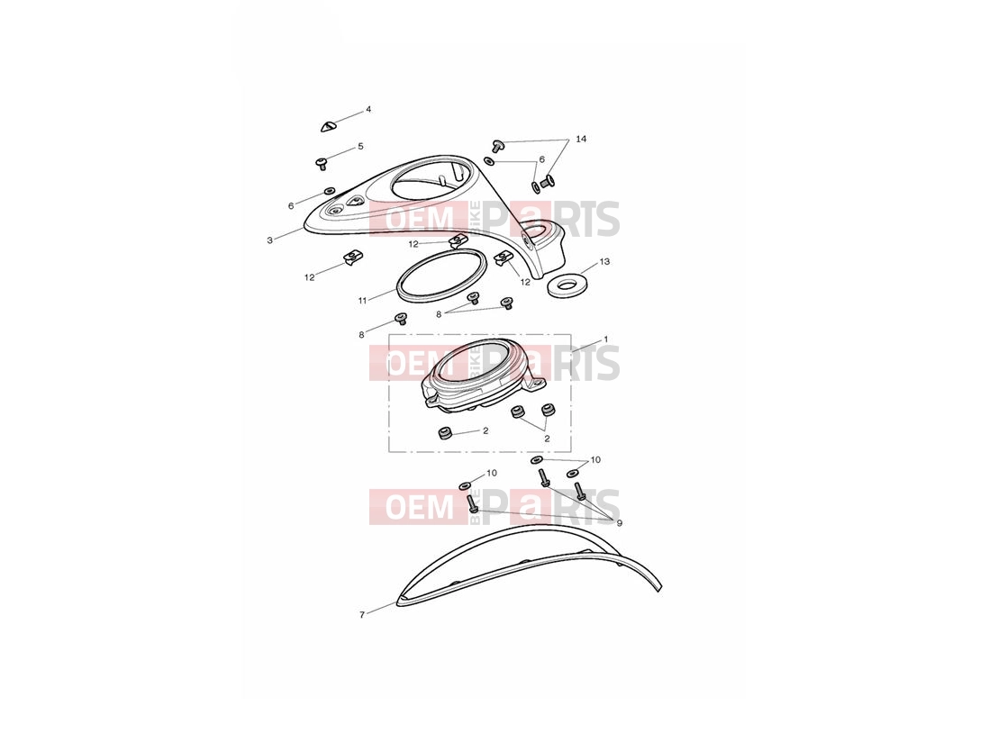 Triumph 2012 ROCKET III TOURING Instruments