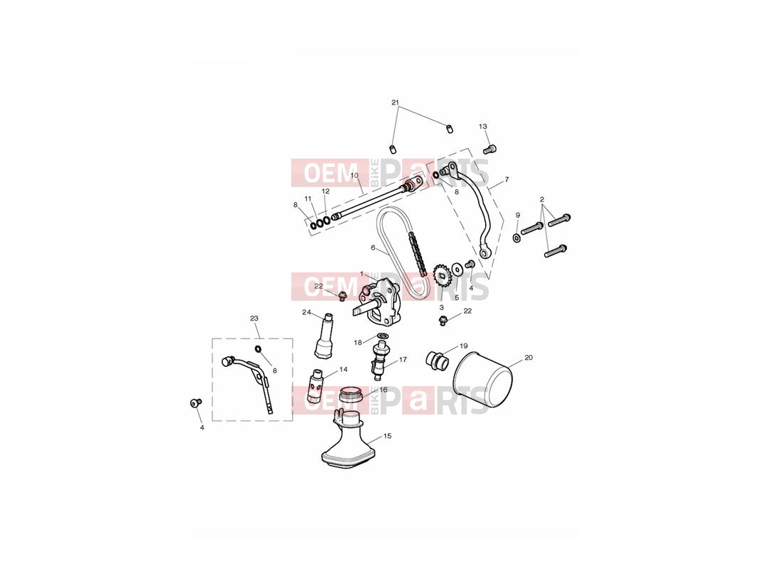 Triumph 2015 THUNDERBIRD COMMANDER Lubrication System