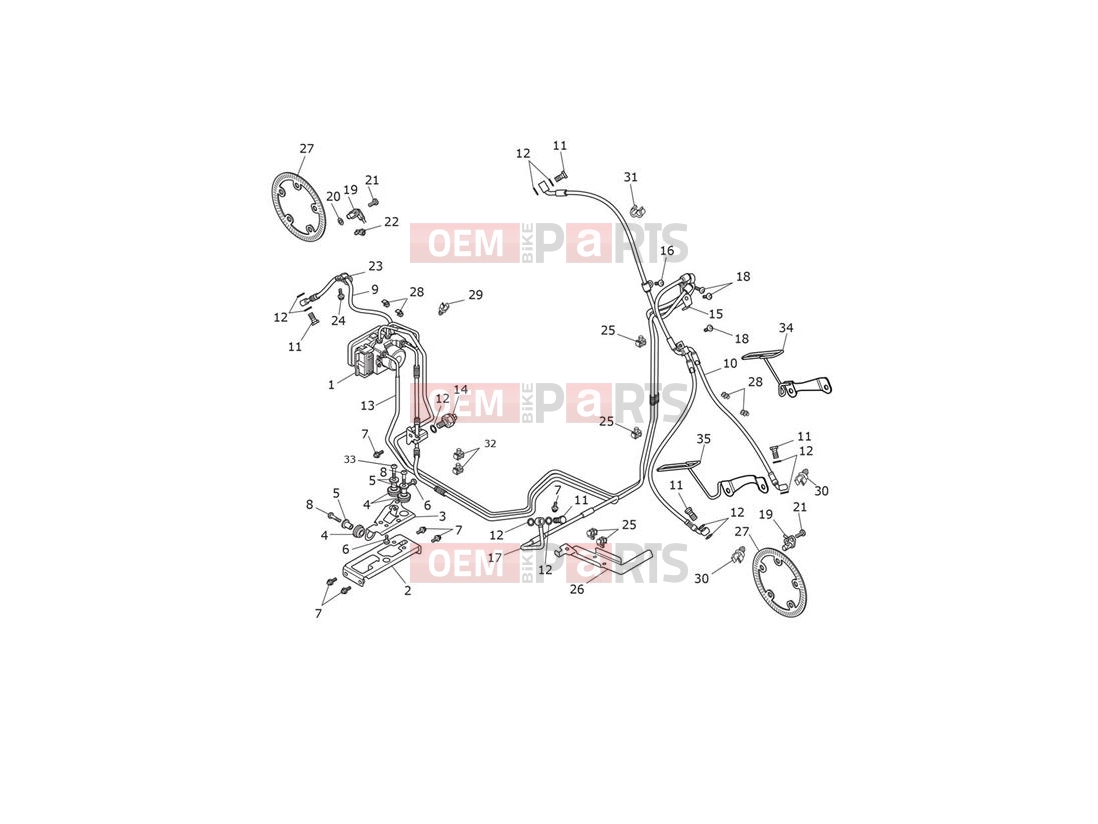 Triumph 2014 THUNDERBIRD LT ABS Components