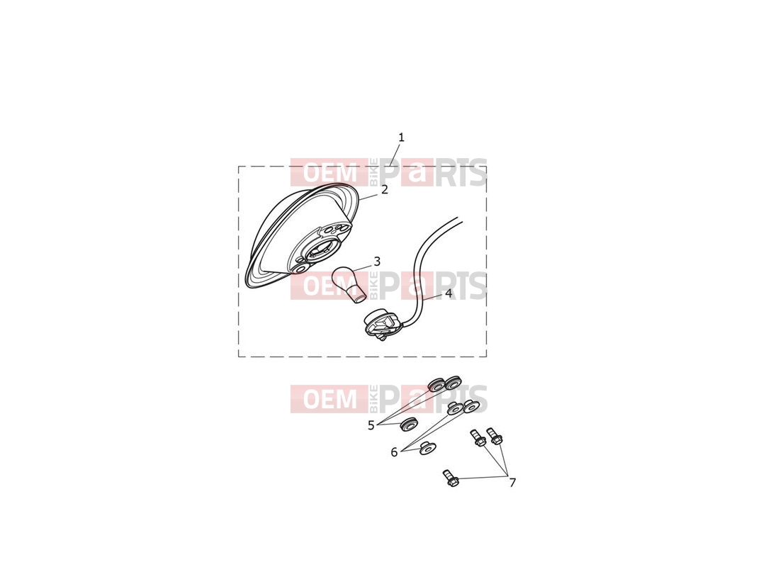 Triumph 2015 THUNDERBIRD LT Rear Light