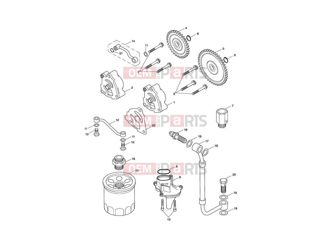 Triumph 2013 SPEEDMASTER EFI Lubrication system