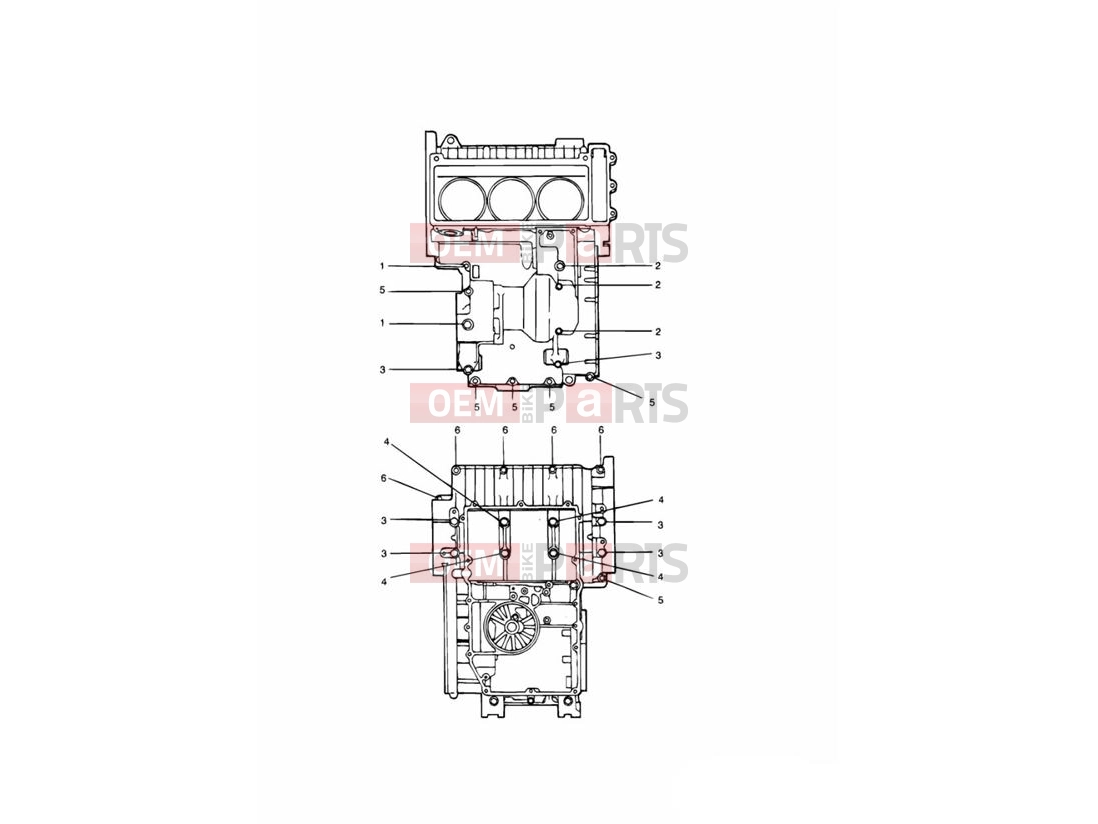 Triumph 2000 LEGEND TT Crankcase Fixings